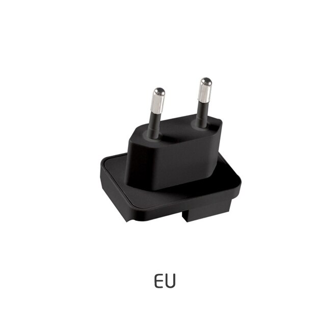 Eu/Au/Uk/Kr Plug Adapter Converter Voor Onze Lader: Only Black EU Plug
