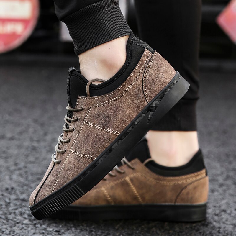 Stil hvide sneakers herre åndbare fritidssko populære sko super selvsikker herre sneakers  %1812