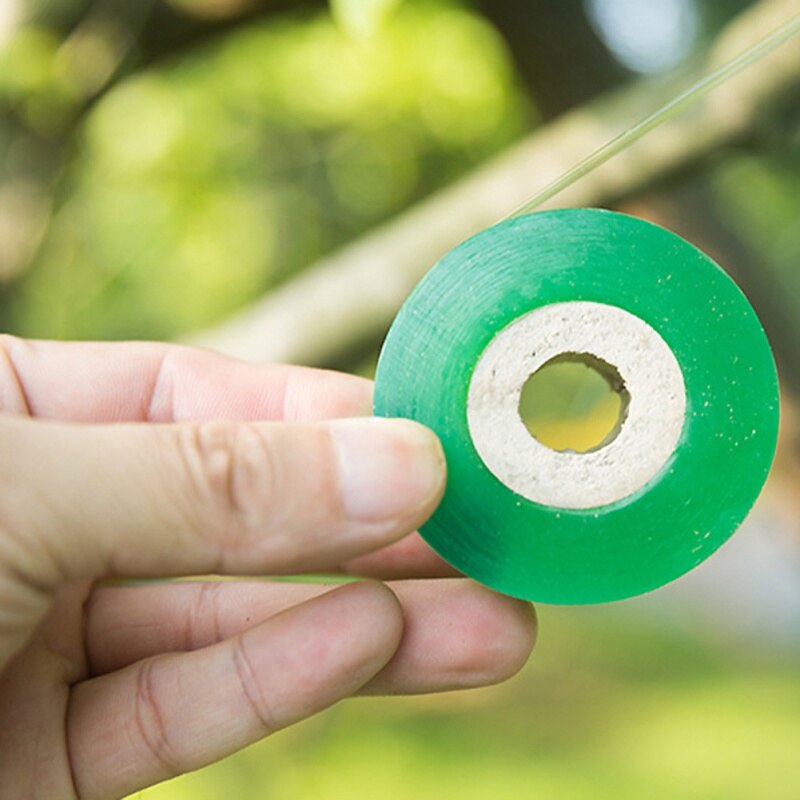 2CM x 100 M/1 rollo de cinta de injerto herramientas de jardín árboles frutales tijeras de podar ramas cinta de jardinería cinta de lazo de PVC