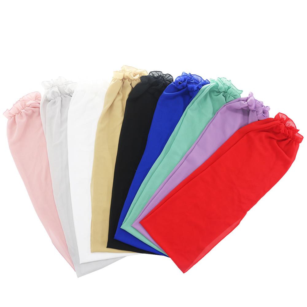 Kvinnor chiffong körning uv skydd arm ärm ryggdrag täcka sjal wrap topp halsduk cape sommar strand sport manschett axel