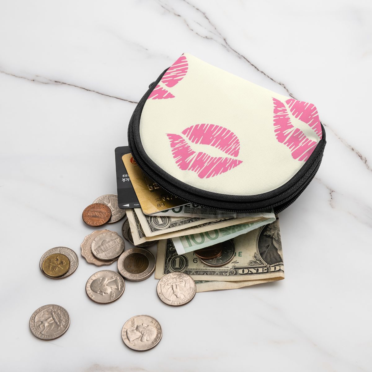 Mand kvinder smart pung visitkort pung kredit business mini kort pung valentine day læber