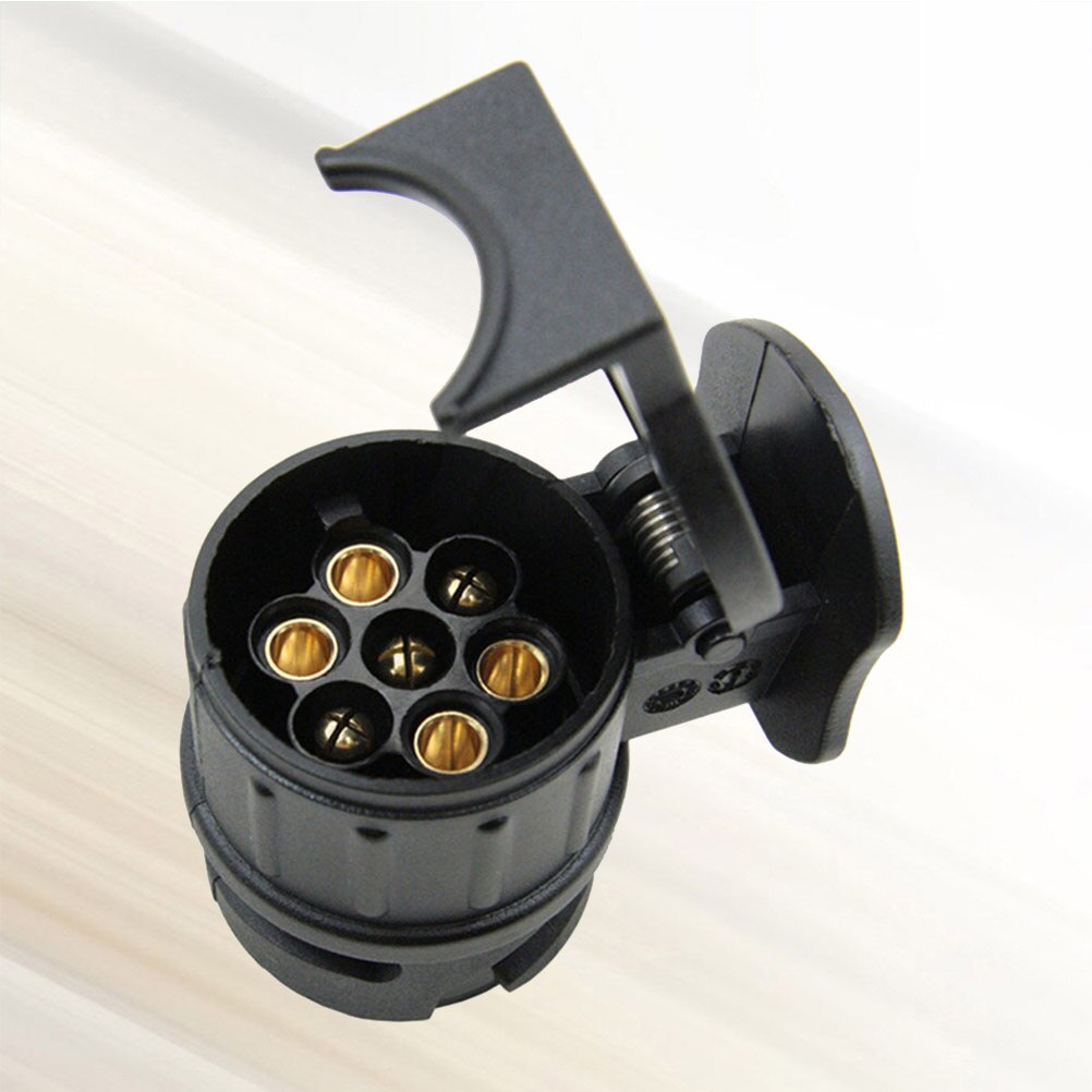 1Pcs 7-pin Socket Portable 7-pin Socket 7-pin Trailer Socket Trailer Accessories for Trailer Vehicle A30