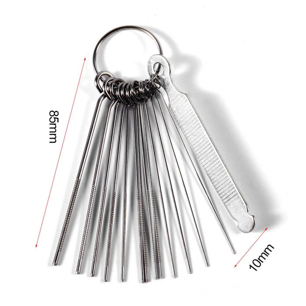 Portable Size DIY Guitar Repair Tools Guitar Nut Slotting File Saw Rods Slot Filing Set Luthier Replacement Accessory