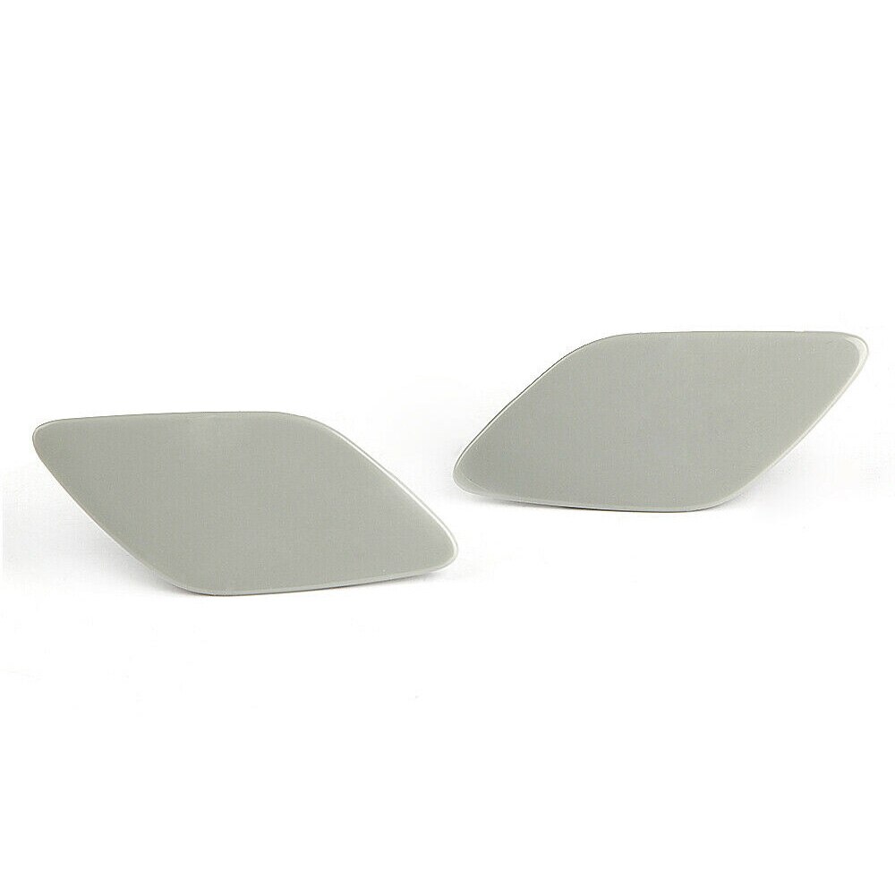 Exterior Headlight Washer Cap Bumpers Cover Spray cover 1 Pair