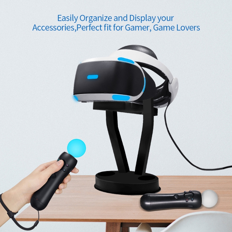 Virtual Reality (VR) Glasses Desktop Stand Hangers Compatible with Oculus Quest 2/PS VR Headset Home Office Use