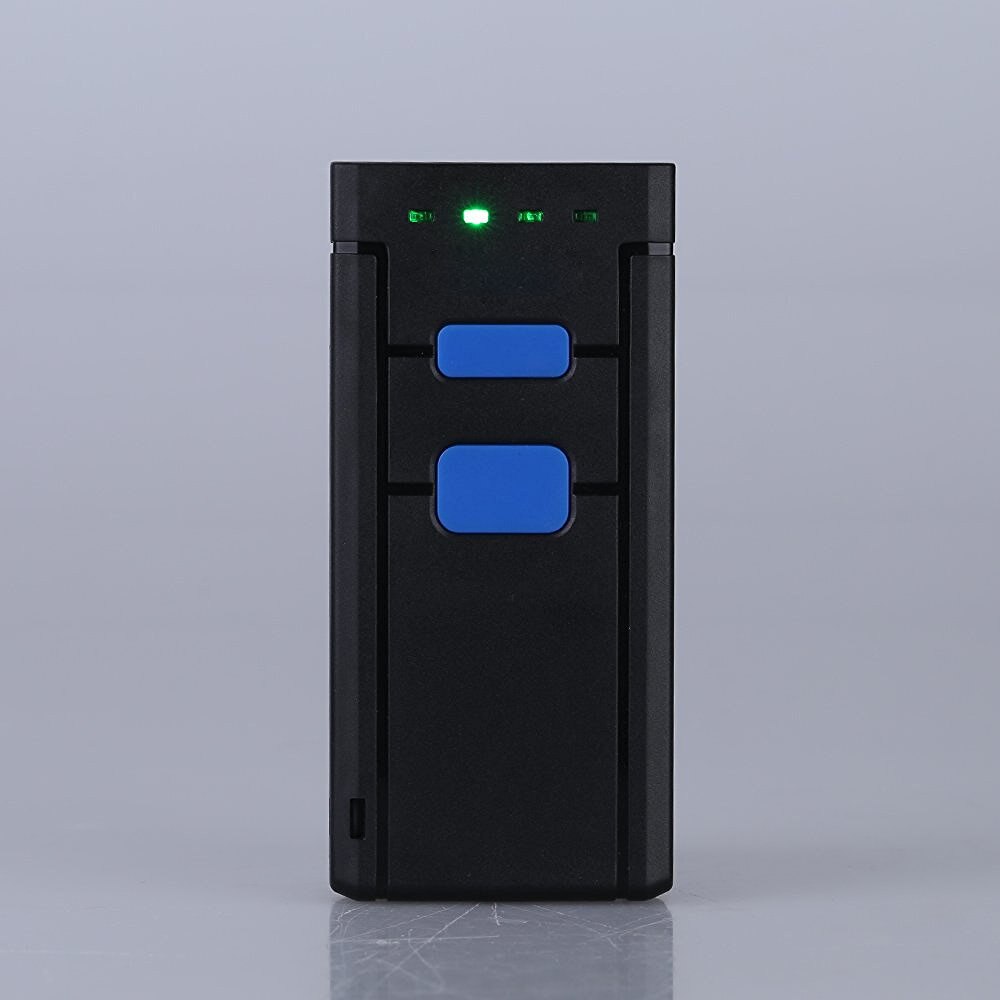 Mini Wireless Bluetooth Barcode Scanners Barcode Scanners CCD Barcode Reader Portable Wireless One Size Red Light