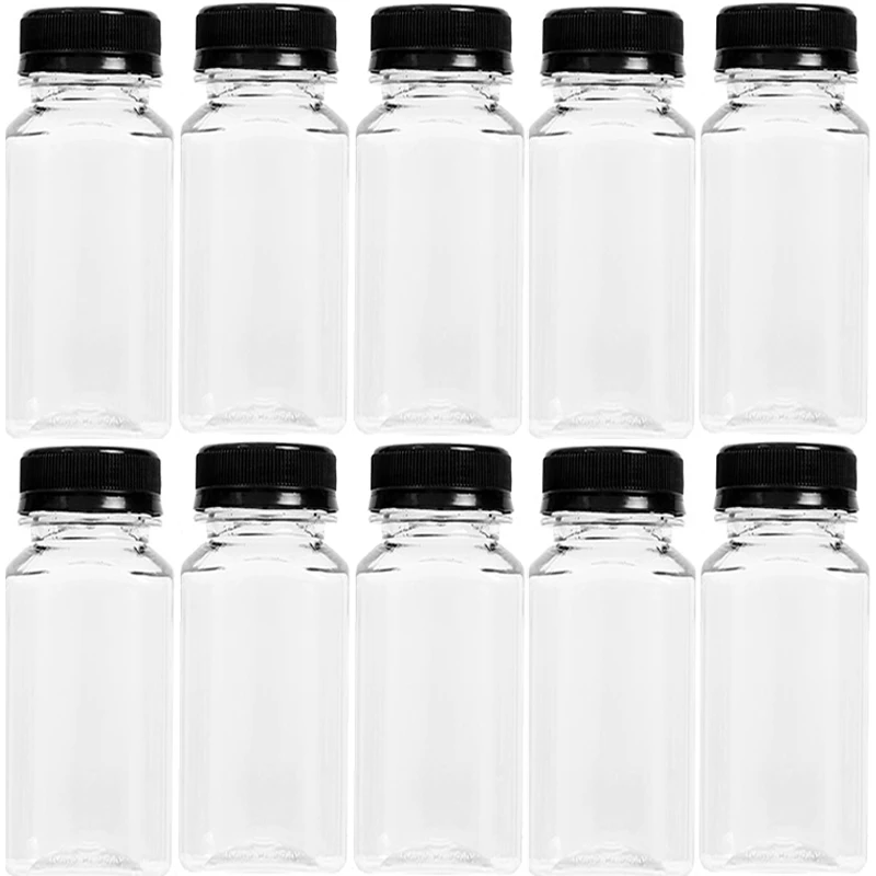 150/500ml tomme plastik drikkebeholdere med sorte skruelåg, genanvendelige til køkkenkøleskab, spiritus, mad, sovs, emballage: Himmelblå