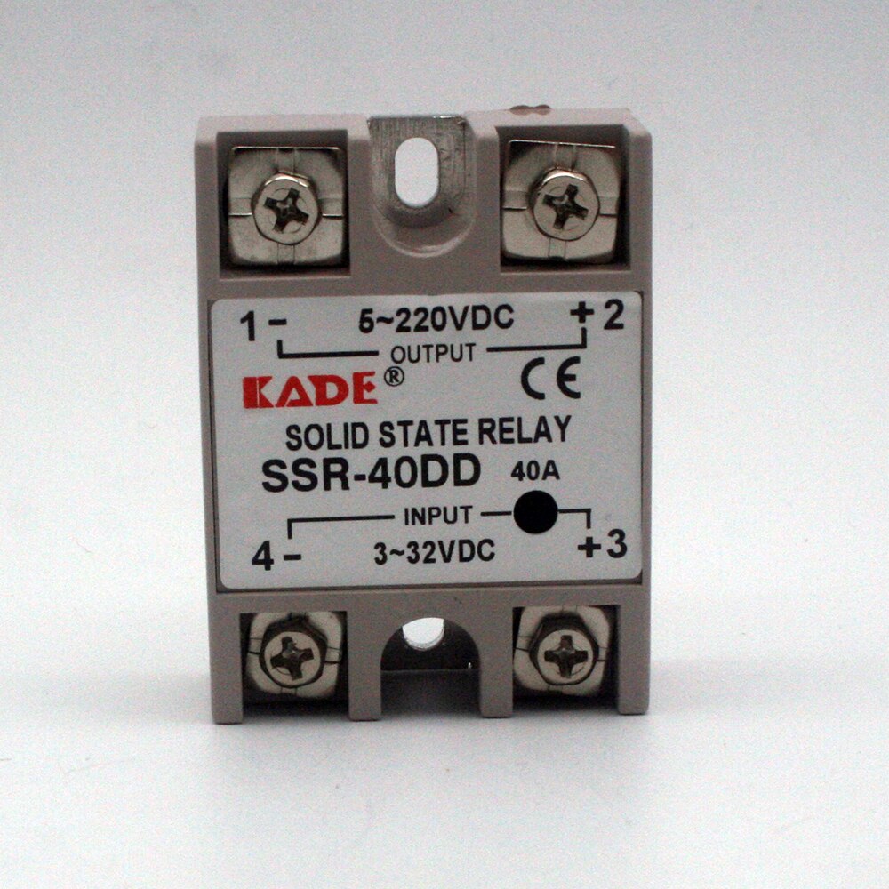 Ssr  -10dd/25dd/ 40dd dc control dc ssr white shell single phase solid state relæ: Ssr -40dd