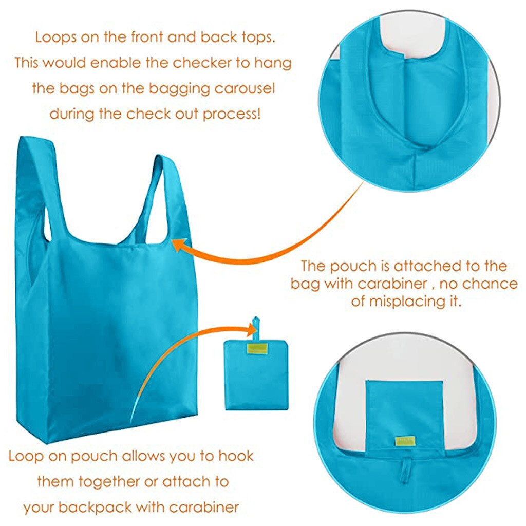 Dames opvouwbare boodschappentas herbruikbaar eco groot unisex stof non-woven schoudertassen tote boodschappentassen stoffen tas  #50