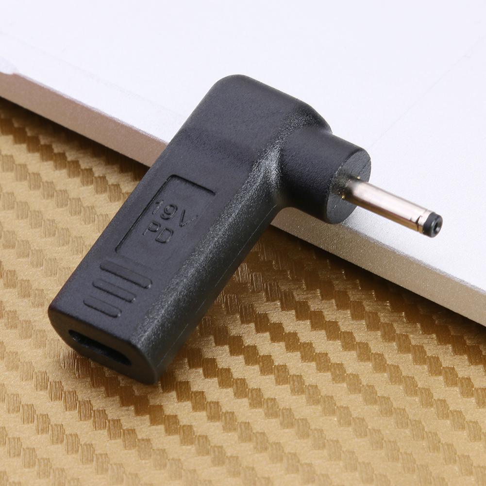 90 gradere usb 3.1 usb-c type-c hunn  til 3.0 x 1.1mm dc mannlig støpsel-adapter ultra grunnleggende datamaskin laptop