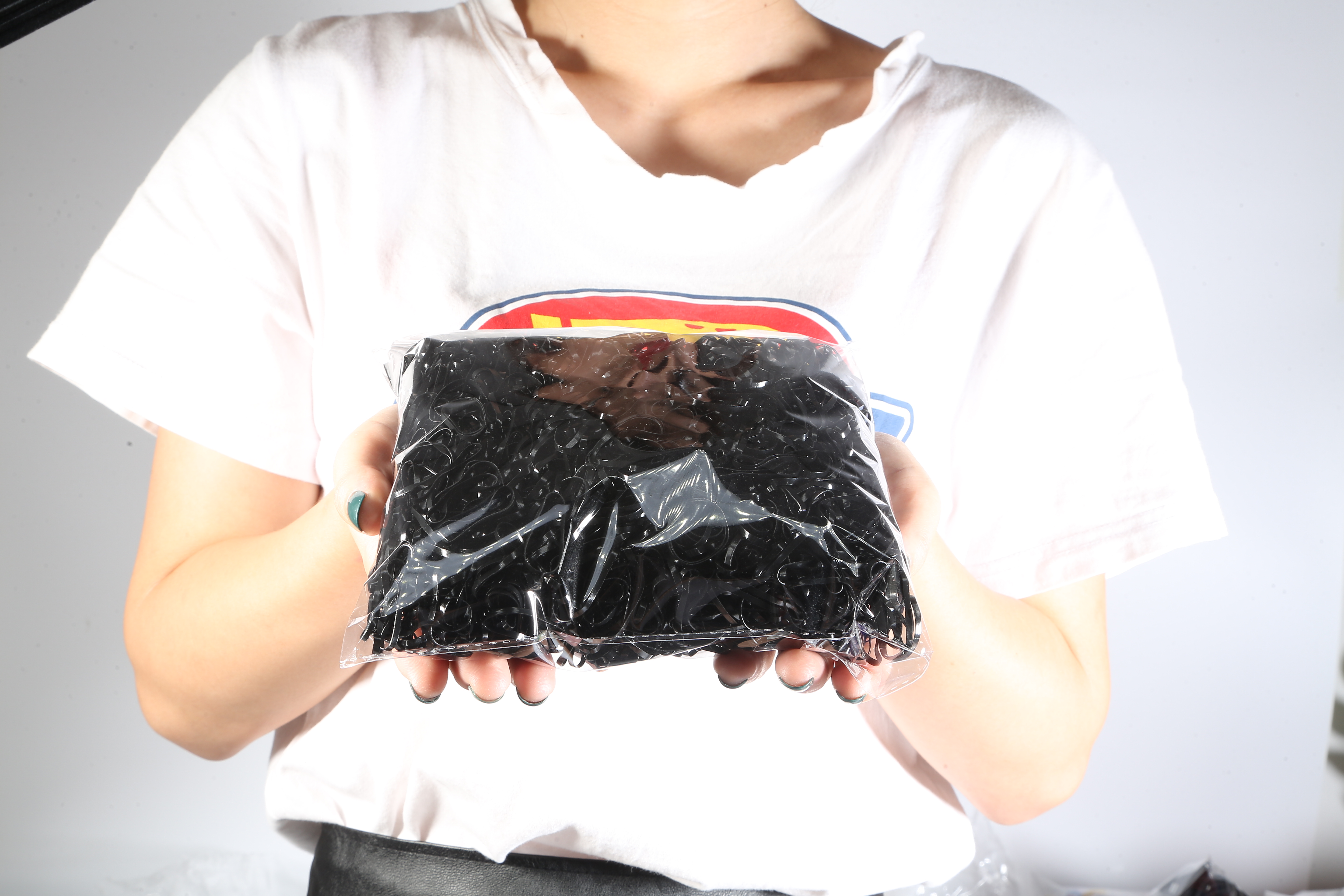 500pcs/bag Child Baby Braider for Hair TPU Disposable Elastics Hair Bands Girls Ponytail Holder Rubber Bands Hair Styling Tool