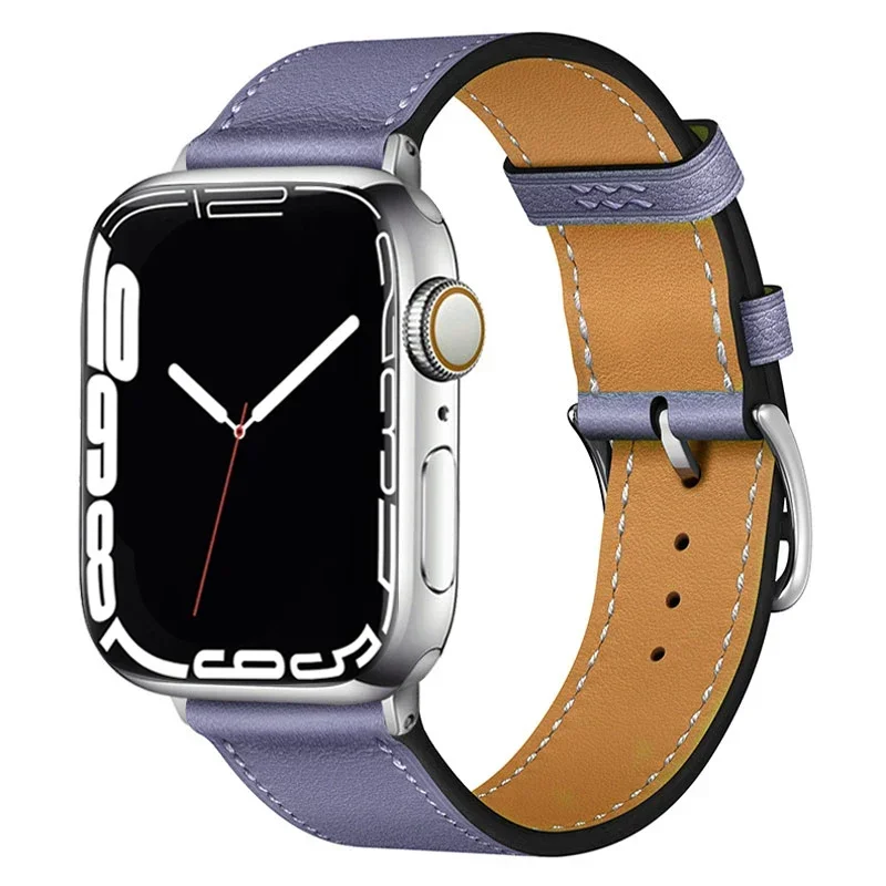 Leather straps For Apple watch band 46mm 44mm 45mm 41mm 42mm 38 40mm bracelet for iWatch ultra 2 49mm series 10 9 8 7 6 5 4 3 SE