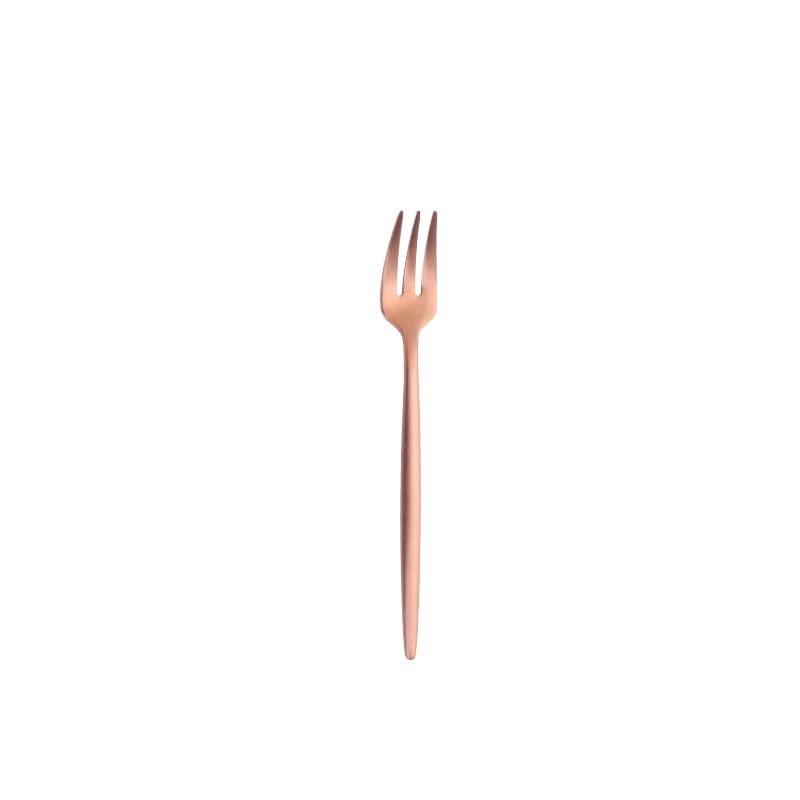 Gold Spoon Dinnerware Set Rose Gold Dinner Set Matte Cutlery Dinner Set Tableware Cutlery Set Dinnerware Set Gold Tea Spoon Fork: tea fork
