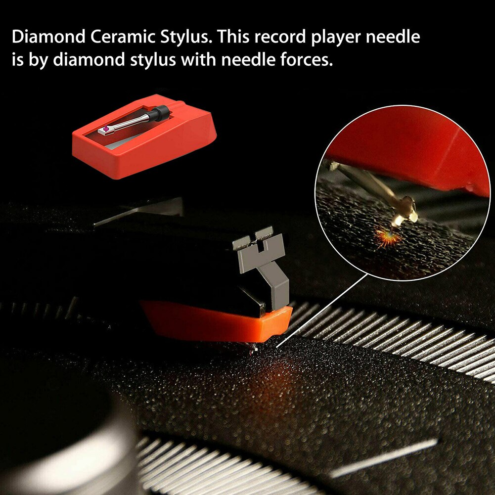 5 stk reparation pladespiller stylus skånet musik holdbare dele til hjemmet pladespiller udskiftning fest universal stabil tilbehør