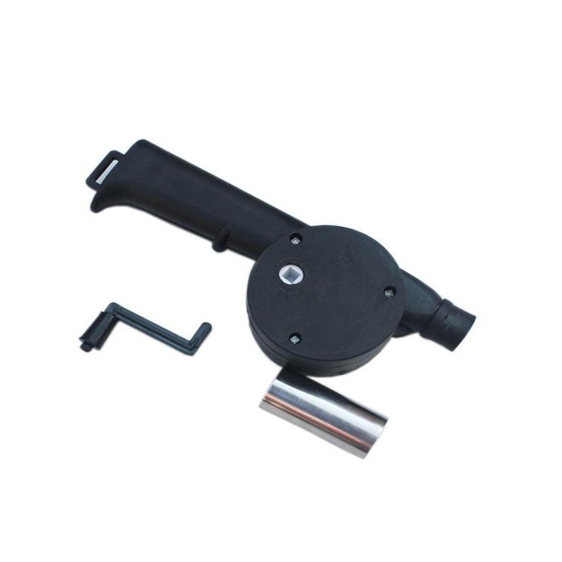 Portable Hand Blower Outdoor Cooking BBQ Fan Air Blower For Barbecue Fire Bellows Hand Crank Tool For Picnic Camping