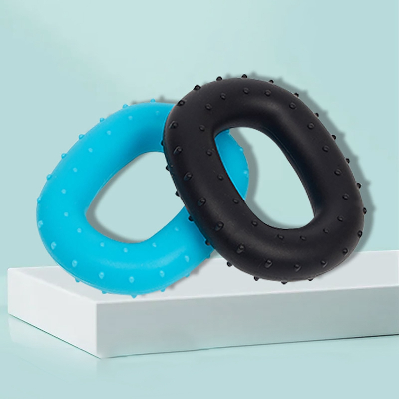 2Pack Hand Grip Strengthener Rings Strength Trainer For Finger Forearm Exercise Rock Climbing Gripper Workout