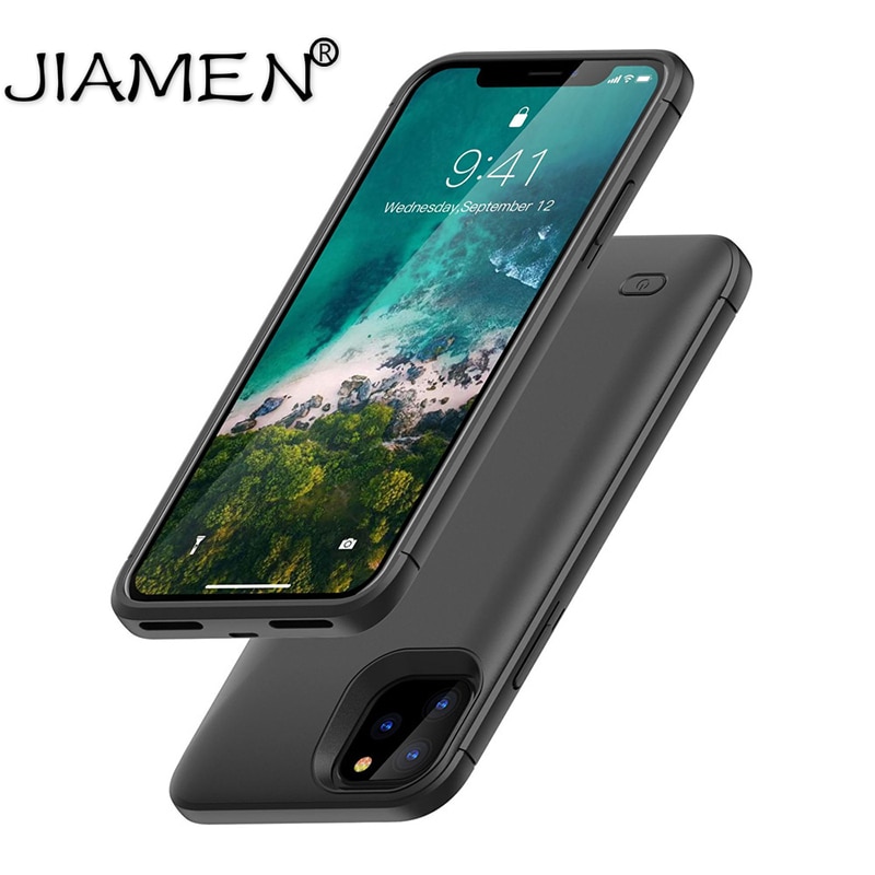 10000 mah batteriladdarfodral för iphone 11 pro extern powerbank reservladdarfodral för iphone 11 pro max batterifodral