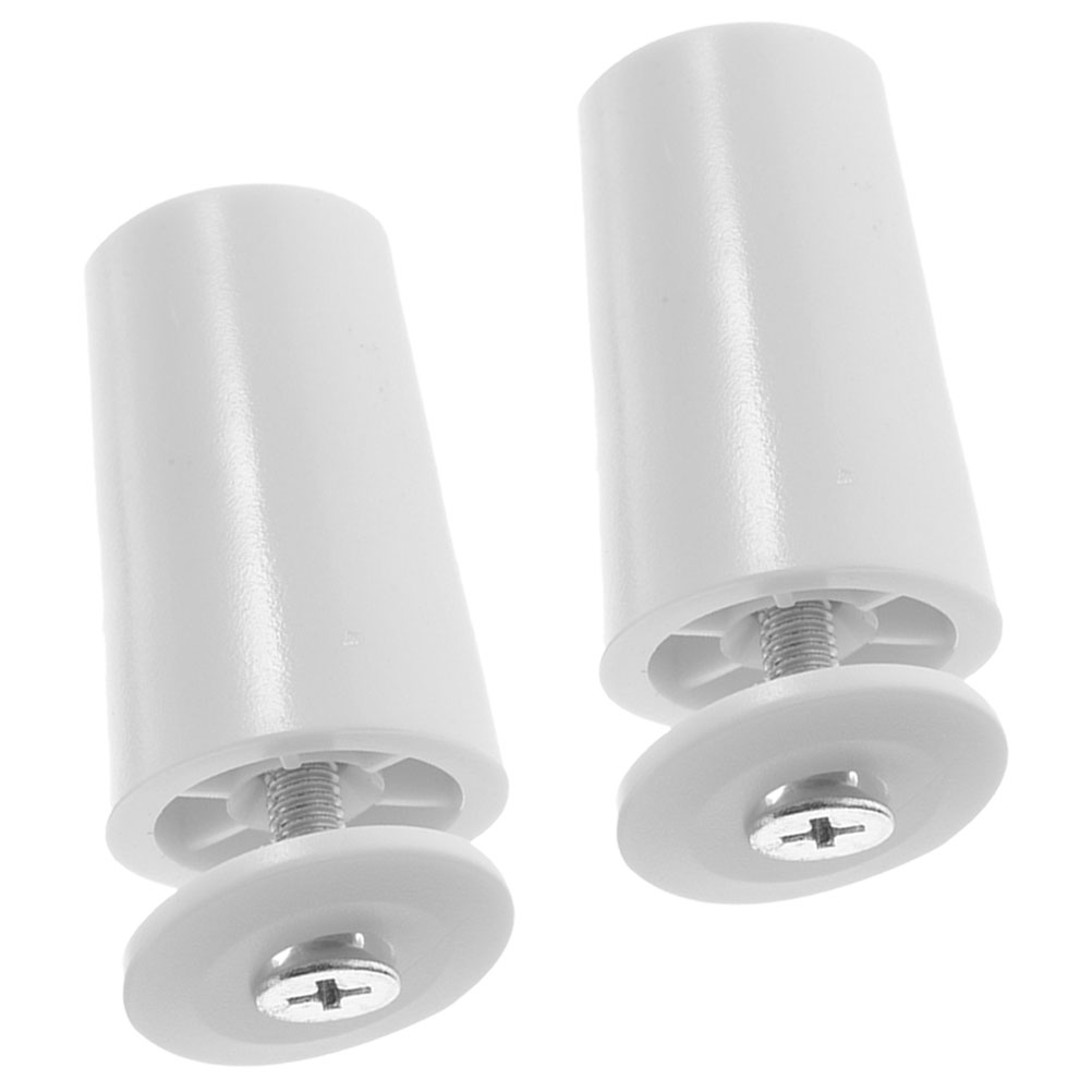 2 Stuks Witte Blind Stoppers Gordijnen Begrenzers Sluiter Reparatie Onderdelen Rolgordijnen Accessoires Venster Shades Fittings Plastic