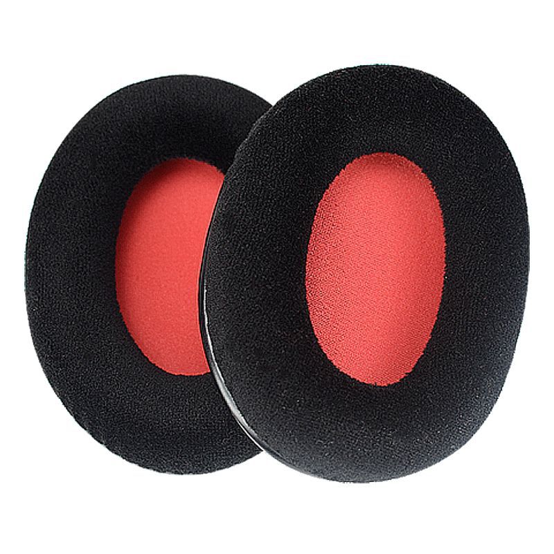 Oreillettes de remplacement, coussin pour KHX-HSCP HyperX Cloud II, faisceau de tête en cuir, en flanelle, de: flannel red