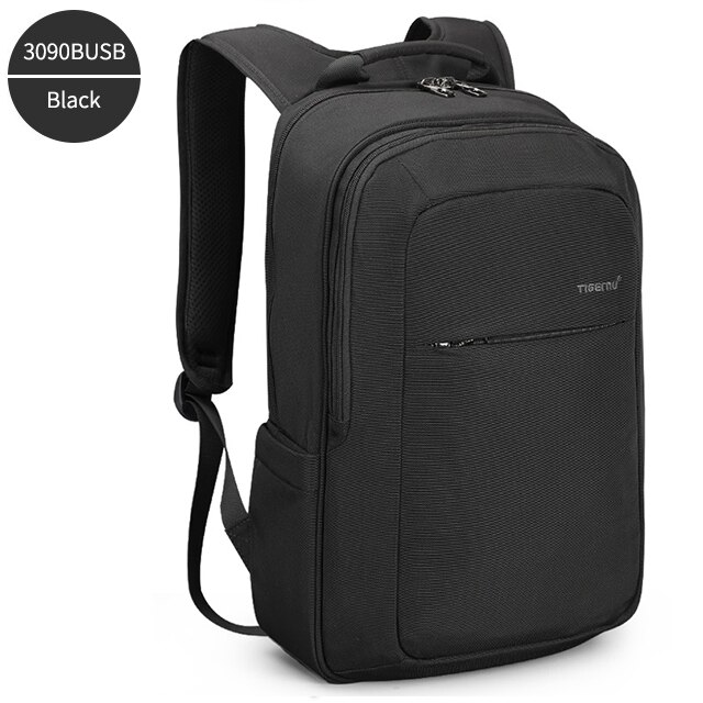 Tigernu Anti Diefstal Laptop Rugzak Waterdicht Bagpack Anti Fouling Vrouwen Rugzakken School Tassen Voor Vrouwen Reizen Rugzakken Vrouwelijke: 3090B USB Black
