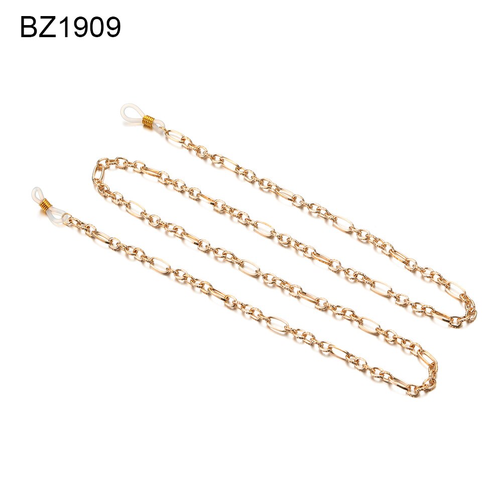 Reading Glasses Chain for Women Metal Sunglasses Cords Beaded Eyeglass Lanyard Hold Straps Eyewear Retainer: BZ1909