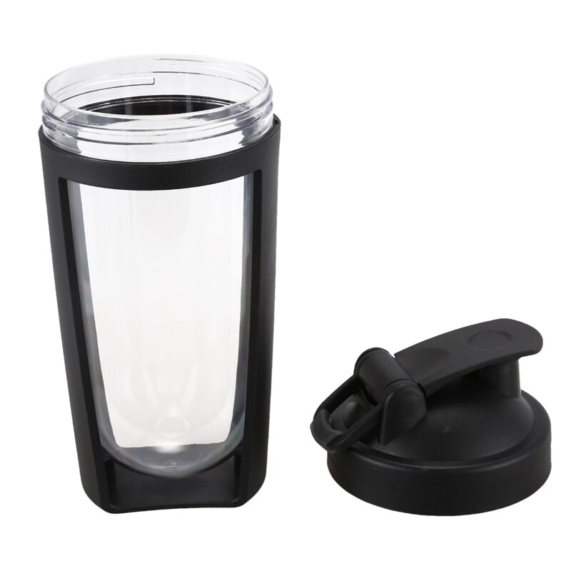 750ml pulver shaker protein shaker flaska stor kapacitet vattenflaska utomhus sport dryck mixer min vattenflaska svart