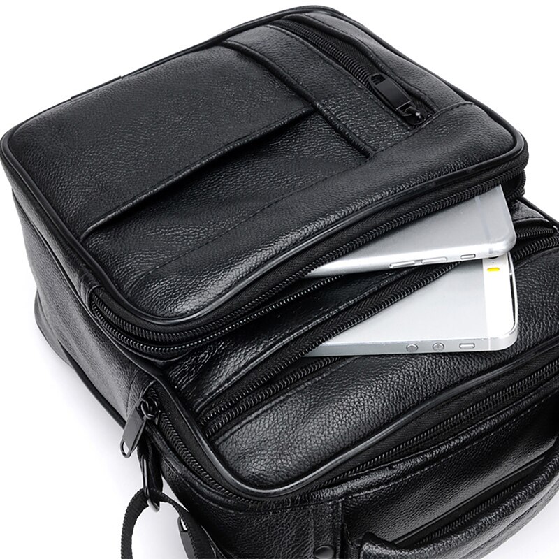 Unisex Messenger Bag Tas Lederen Handtassen Kleine Schoudertassen Pu Lederen Crossbody Tassen Voor Volwassenen Pakket