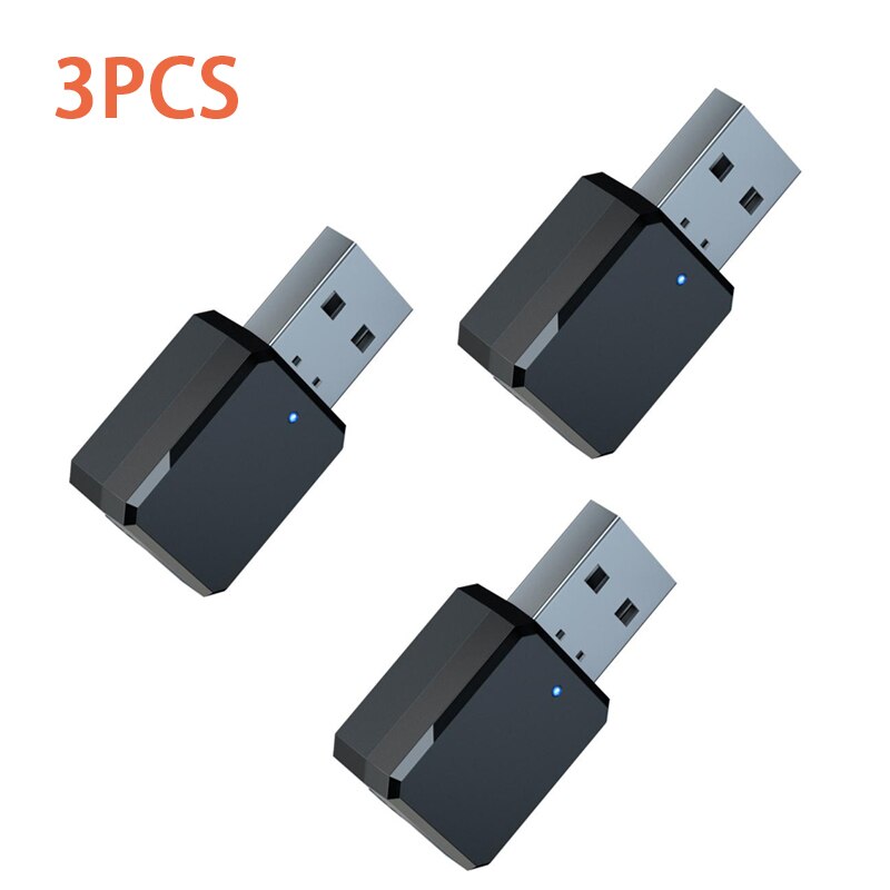 Wireless USB Bluetooth Adapter For Computer Bluetooth Dongle USB Bluetooth 5.1 PC Adapter Bluetooth Receiver Transmitter Adapter: 3pcs