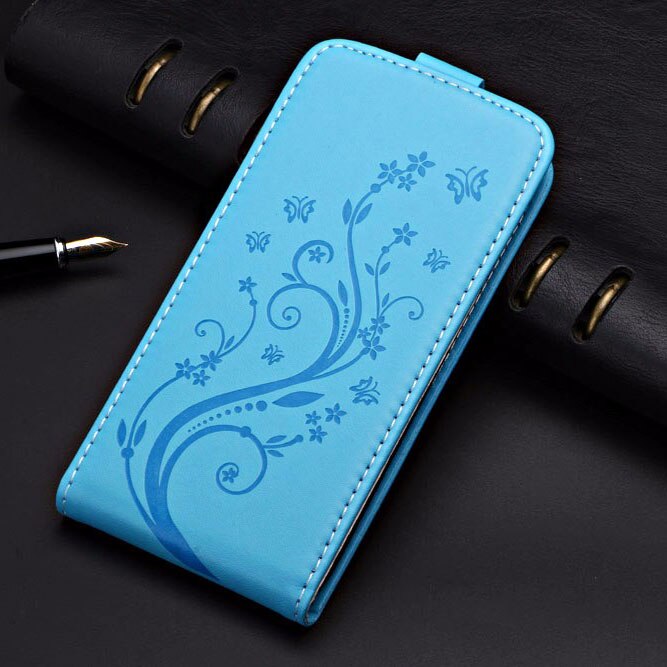 Para samsung galaxy a01 2019 a015f 5.7 case case caso tpu volta capa flip couro vertical caso para samsung a01 a 01 caso: flip flower blue