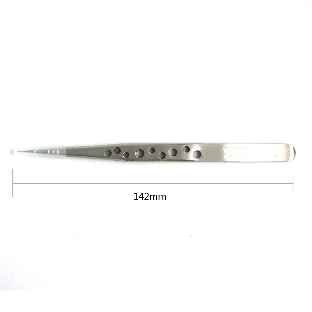 Ultra Thin Precision Straight Tweezers Stainless Steel Forceps for Cell Phone Tablet Computer Repair Hand Tools