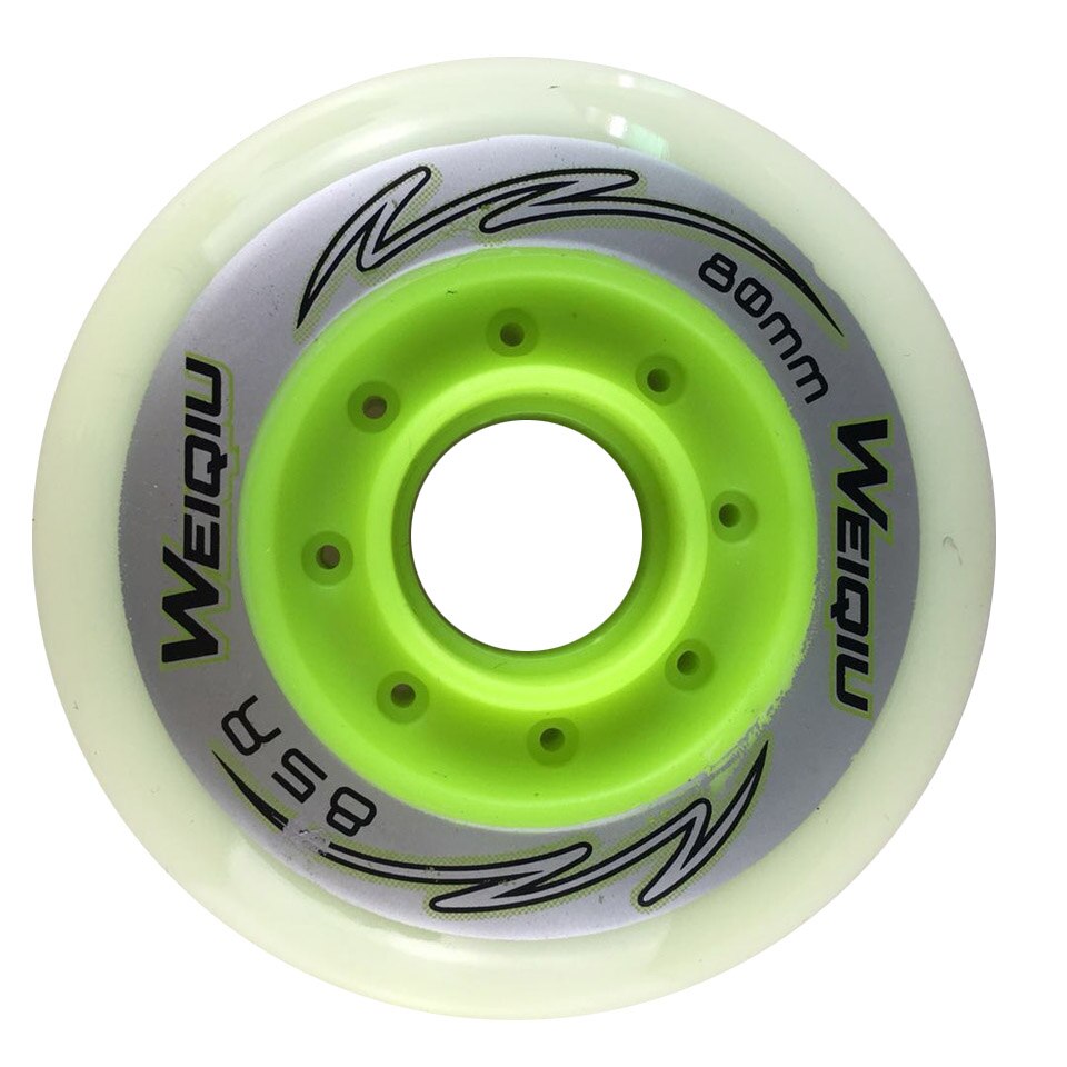 Ruedas para patines en línea 85A 80 76 72mm, lote de 8 Uds., ruedas para patines FSK Slalom HV High KSJ WFSC Otto ILQ-11, separador de rodamientos