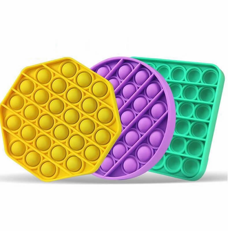 Fidget Speelgoed Popit Push Bubble Zintuiglijke Speelgoed Autisme Speciale Behoeften Stress Reliever Antistress Squeeze Speelgoed Popsit Reliver Stress
