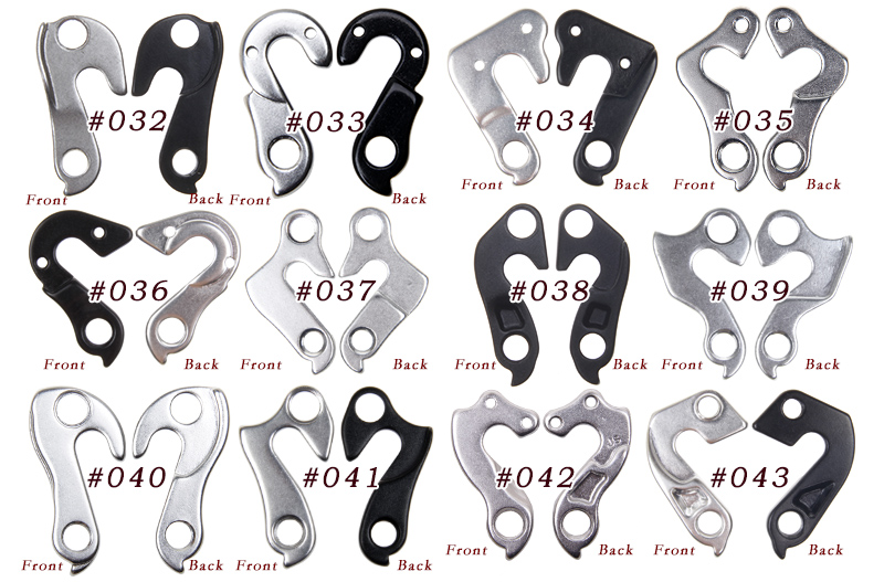 iCycling Bike Rear Derailleur Hanger 1pc Bike Bicycle MTB Rear Gear Mech Derailleur Hanger Dropout Convertor Adapter #032-043