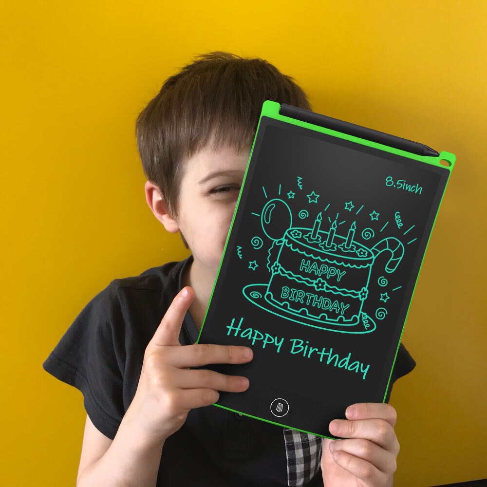 NEWYES 8.5 Inch LCD Writing Digital Tablet Drawing Notepad Electronic HandWriting Pad Graphics Board With Stylus Pen Kids