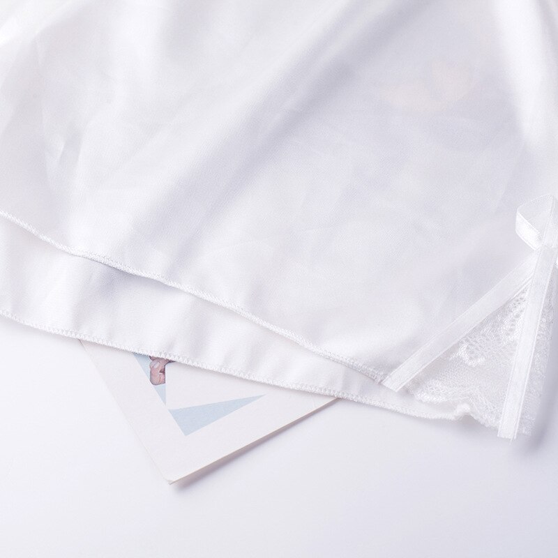 Silk Bow Safety Pants Summer Anti-Exposure Breathable Women Home Wear Boxer Lace Seamless Pantiesant Ropa Interior Femenina