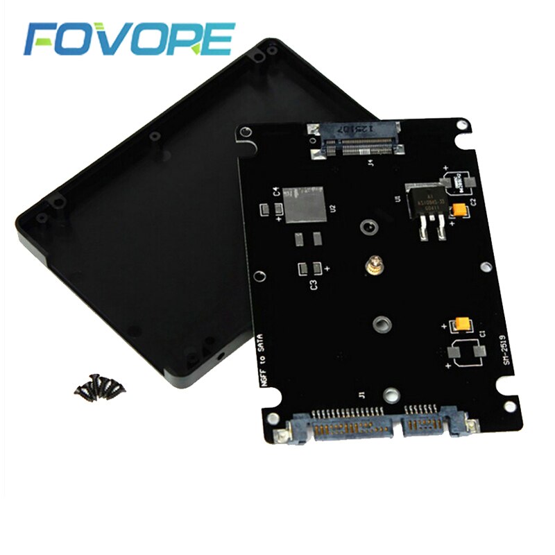 Adaptador SSD M2 SATA de 2,5 pulgadas, tarjeta convertidor SATA de 22 pines SSD M.2 NGFF,