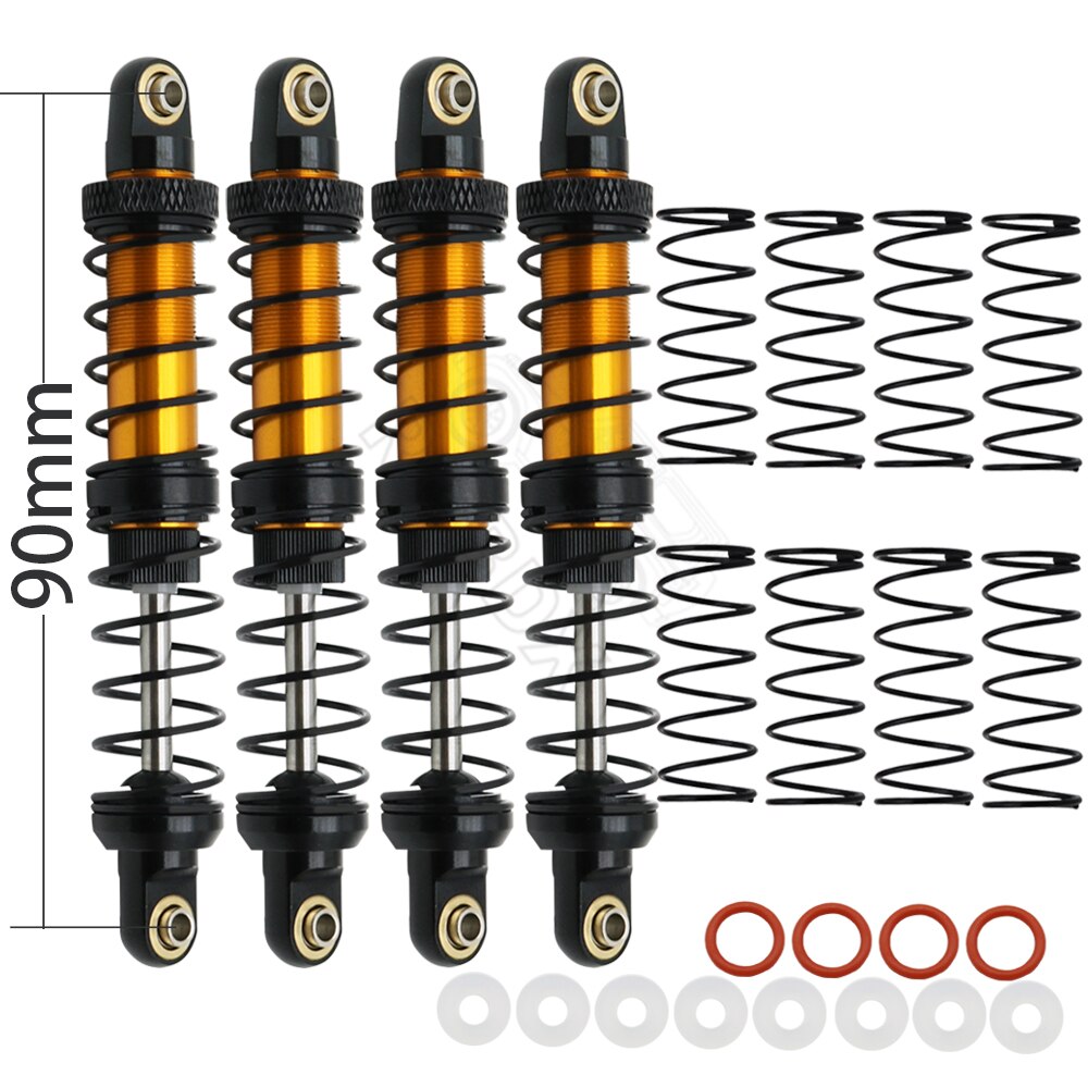 Metal 70mm 80mm 90mm 100mm 110mm 120mm Shock Absorber Oil Damper for 1/10 RC Crawler Car Axial SCX10 AXI03007 RBX10 D90 TRX4: Dark Khaki