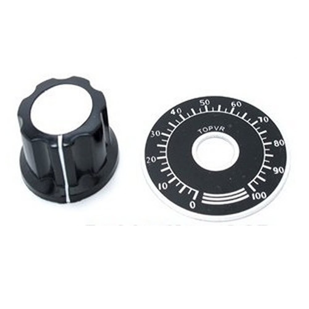 1 sets A03 dial knob + MF-A03 bakelit knopf mit skala platte/blatt skala digitale potentiometer