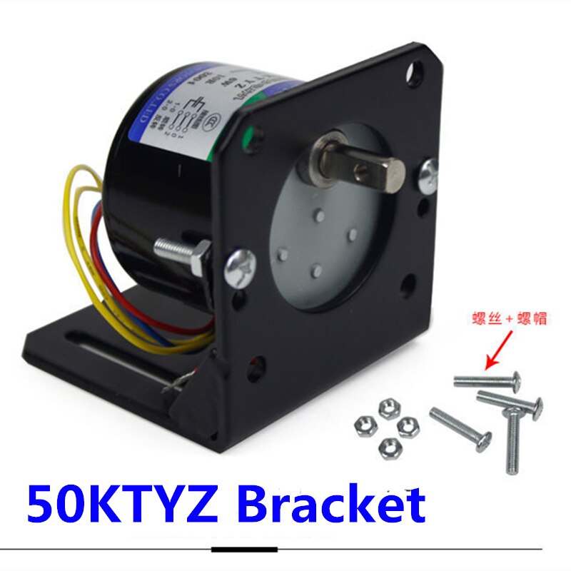 220 v volt elektriske motorer 50 ktyz 60 ktyz 68 ktyz 70 ktyz 80 ktyz synkronmotorfeste fast brakettholder  ac 220v 110v gir