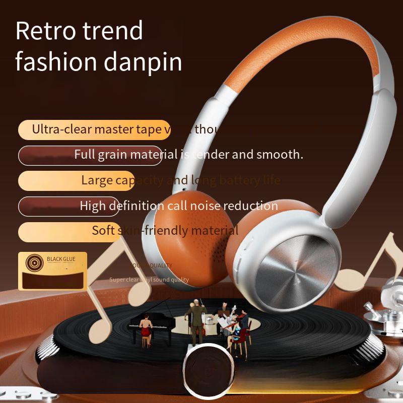 Bluetooth-headset med retro trådlöst headset med högt ljud och hjälm bluetooth-headset bluetooth-headset