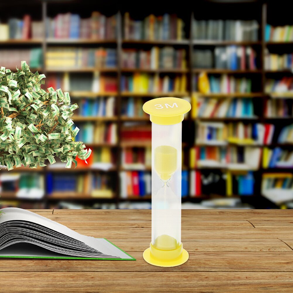 3pz Multi-funzione mini Temporizzatore della Sabbia Della Clessidra 1/3/5 Minuti Orologi Sandglasses Orologio della Sabbia Temporizzatore della Sabbia Complementi Arredo Casa regalo