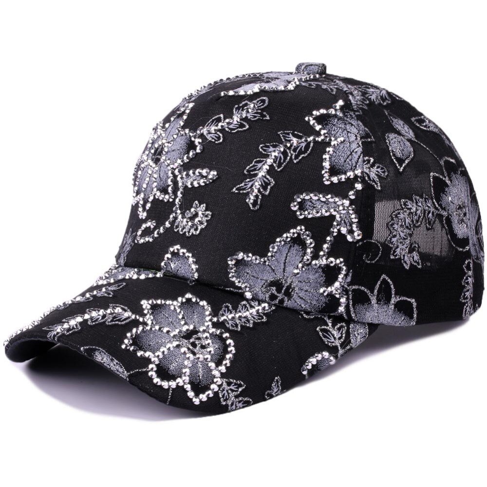 Baseball vrouwen Caps Lace Bloem Zon Hoeden Ademen... Grandado