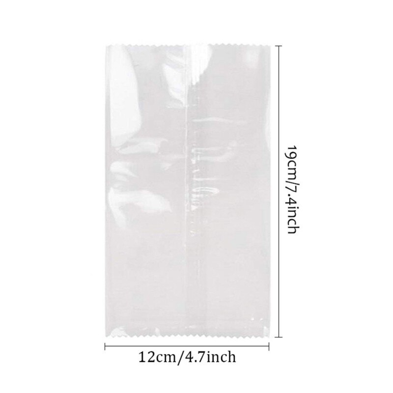Food Grade Ice Lolly Bags Disposable Plastic Transparent Popsicle Bags Freeze Treat Storage Ice Popsicle Mold Bag 100Pcs/Set: B