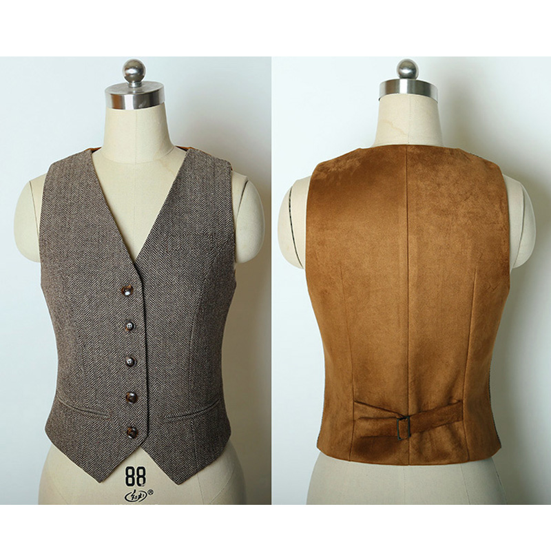 3 peça conjunto de lã feminino calças ternos fino trabalho wear escritório senhoras manga longa blazer + colete + calças terno feminino