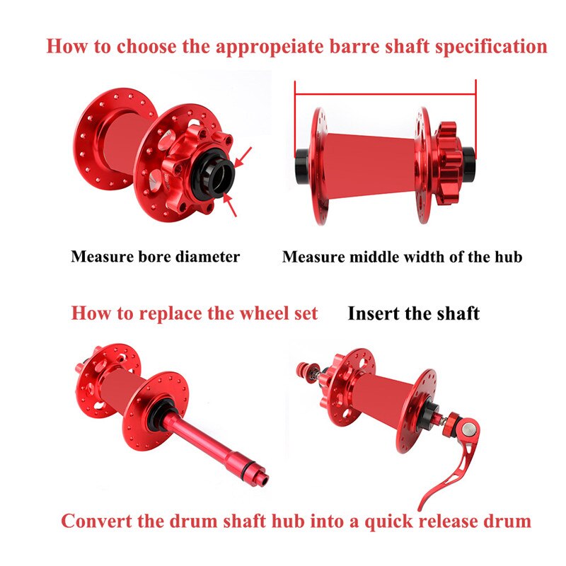 Outdoor Cycling MTB Bike Rear Hubs Axis Conversion Riding Bicycle Seat 12mm To 9mm Thru Axle Hub Adapter Hub Sepeda