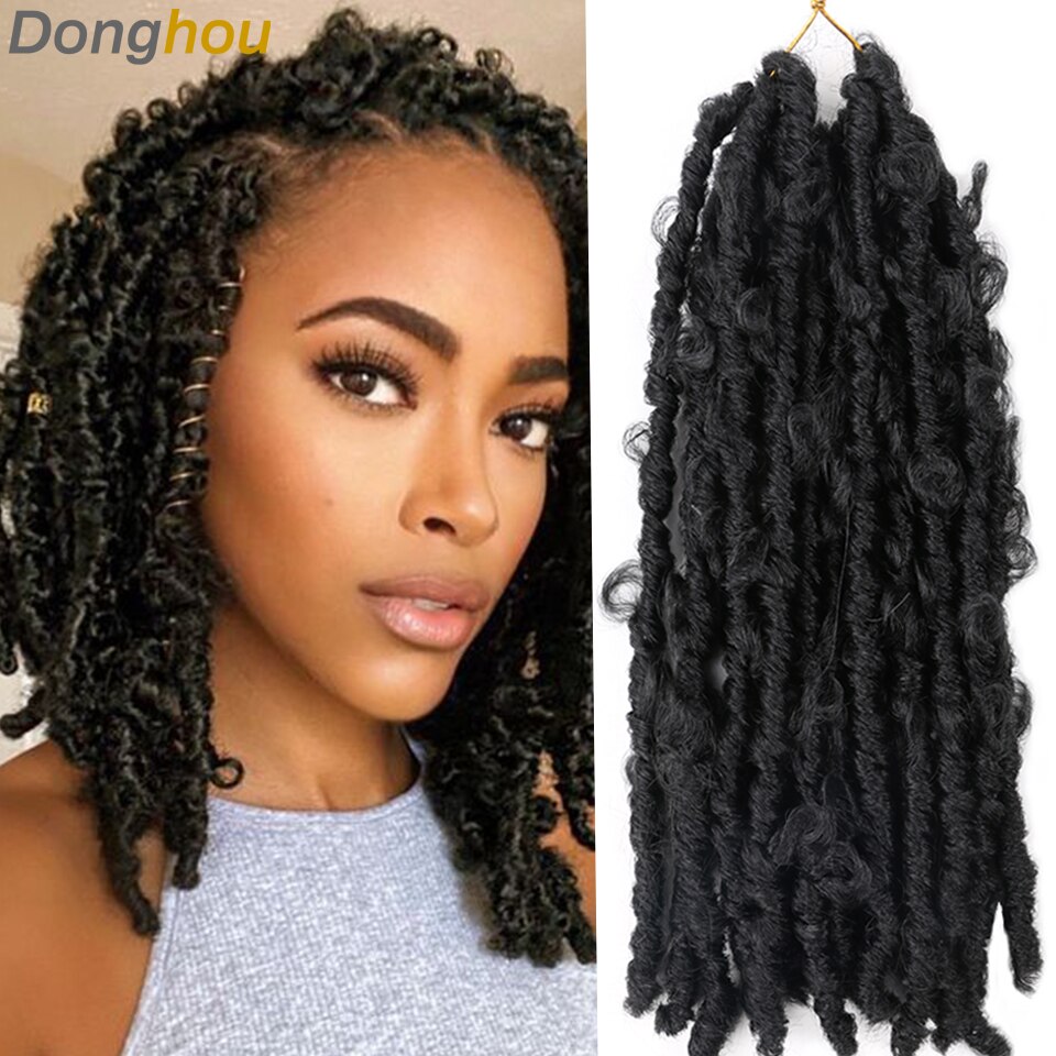 Vlinder Faux Locs Haak Hair Ombre Vlinder Locs Haa... – Grandado