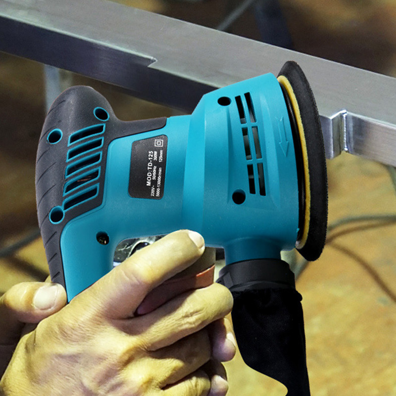 110v/220v Random Orbit Sander, 125mm 6 Variable Speeds Electric Sander Wood Grinder Polishing Woodworking Sanding Machine