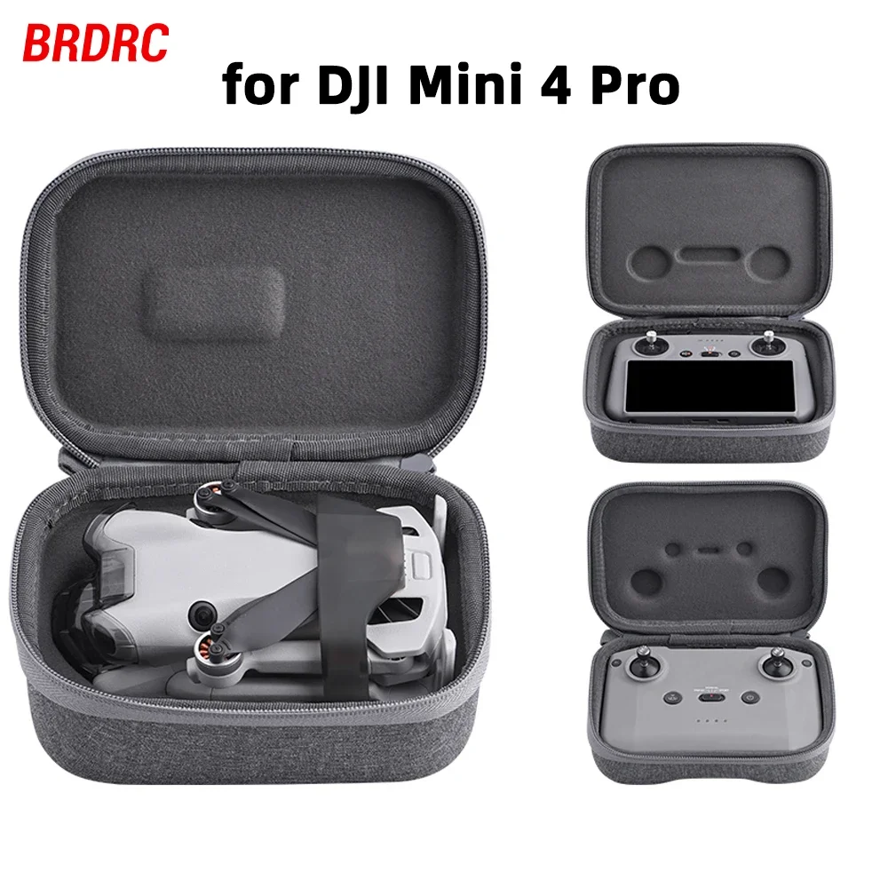 Bolsa de almacenamiento para Dron DJI Mini 4 Pro, Estuche de transporte portátil, controlador RC 2/RC-N2, bolso, caja de viaje, accesorios a prueba de polvo
