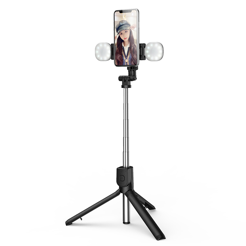 Selfie Stick-statief, lichtgewicht alles-in-één Bluetooth Selfie Stick met afstandsbediening, 360 ° rotatie telefoonstatief Compatibel met de meeste smartphones,Black Selfie Stick-statief, lichtgewicht alles-in-één Bluetooth Selfie Stick met afstandsbediening, 360 ° rotatie telefoonstatief Compatibel met de meeste smartphones,Black