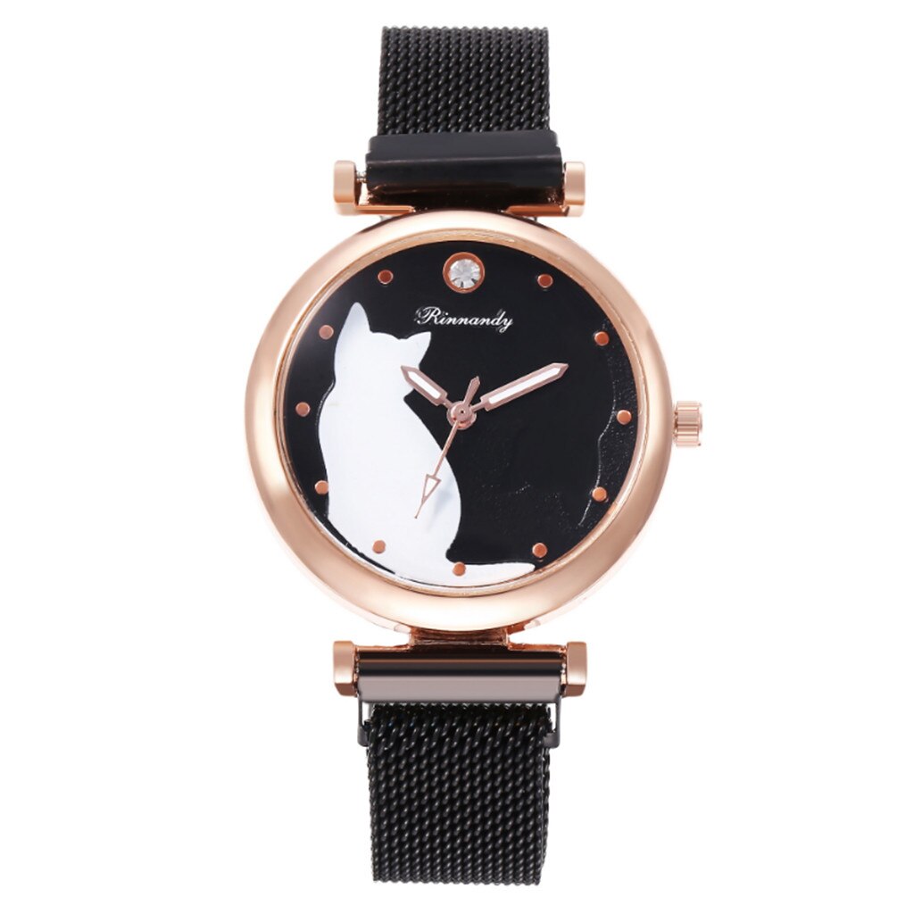 Mode Vrouwen Horloge Armband Dameshorloge Pak Kat Wijzerplaat Europese Schoonheid Eenvoudige Casual Student Vrouwelijke Klok Relogio Feminino